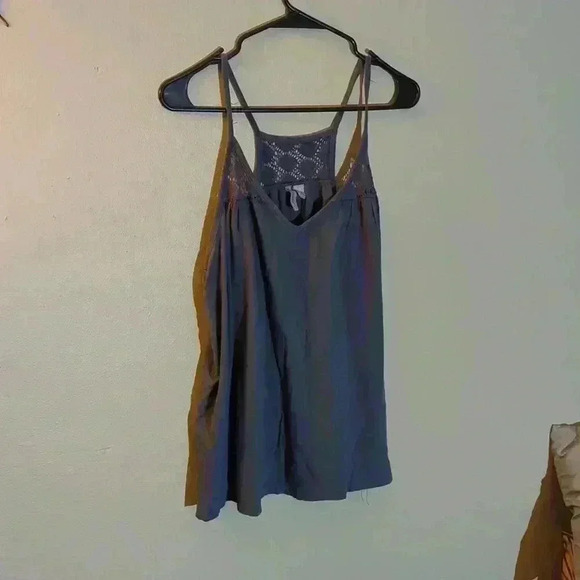 Old Navy tank top,blue, size Large - Picture 2 of 6